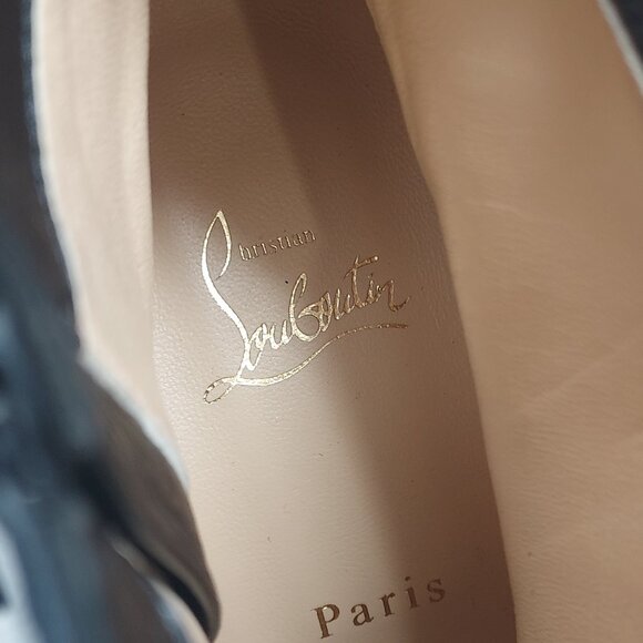 Christian Louboutin Black Turela Leather Ankle Boot - Picture 5 of 14